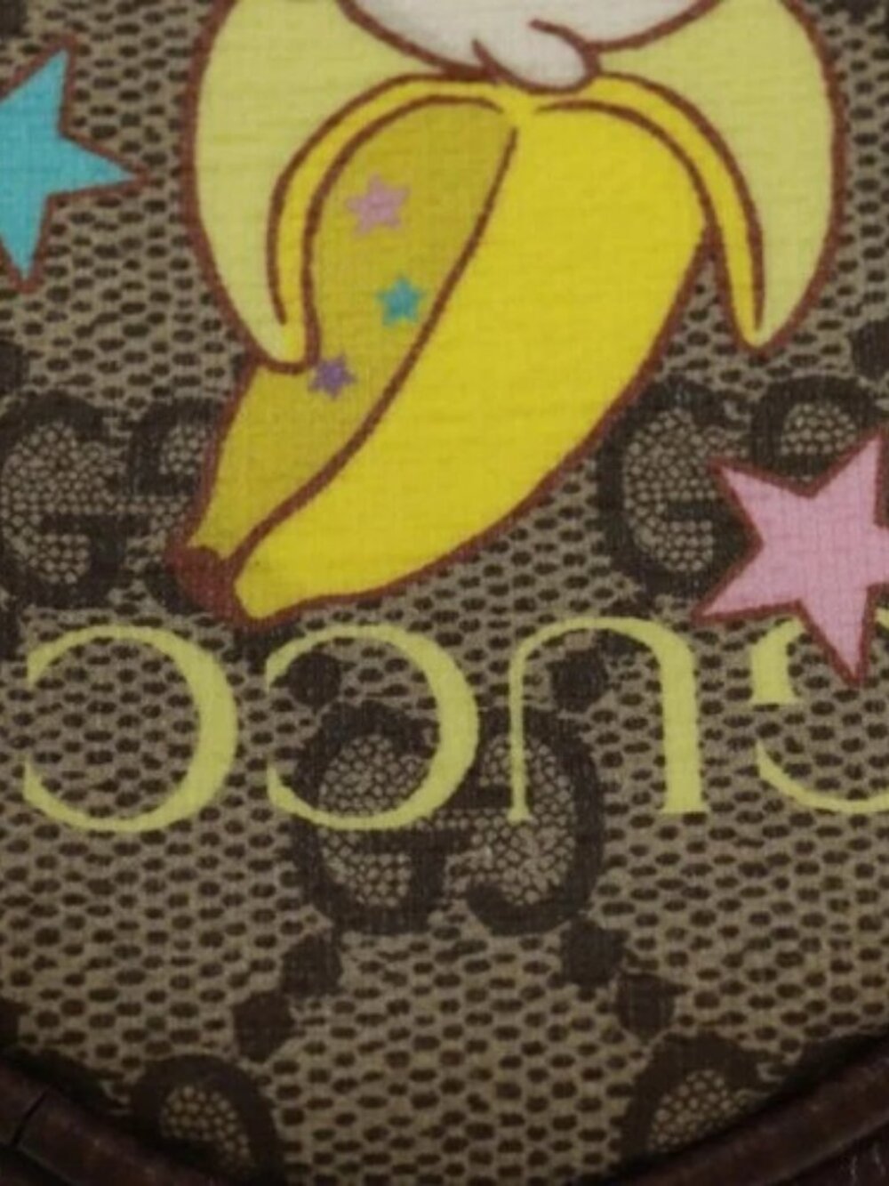 GUCCI GG Supreme Bananya Coin Purse PVC Beige Gold 701062 Auth 168024M - Picture 10 of 15